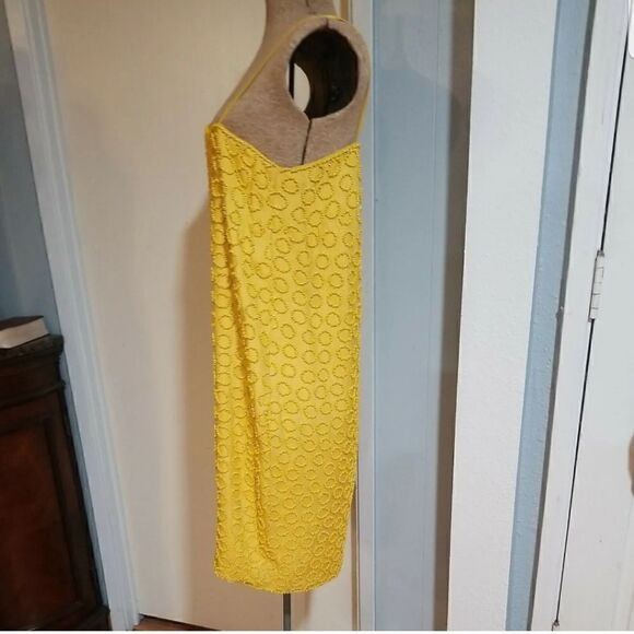 VTG 80'S He-Ro Black Tie Heavily Beaded Yellow Evening Gown/DRESS 2 PC szVTG 80' - Picture 3 of 11